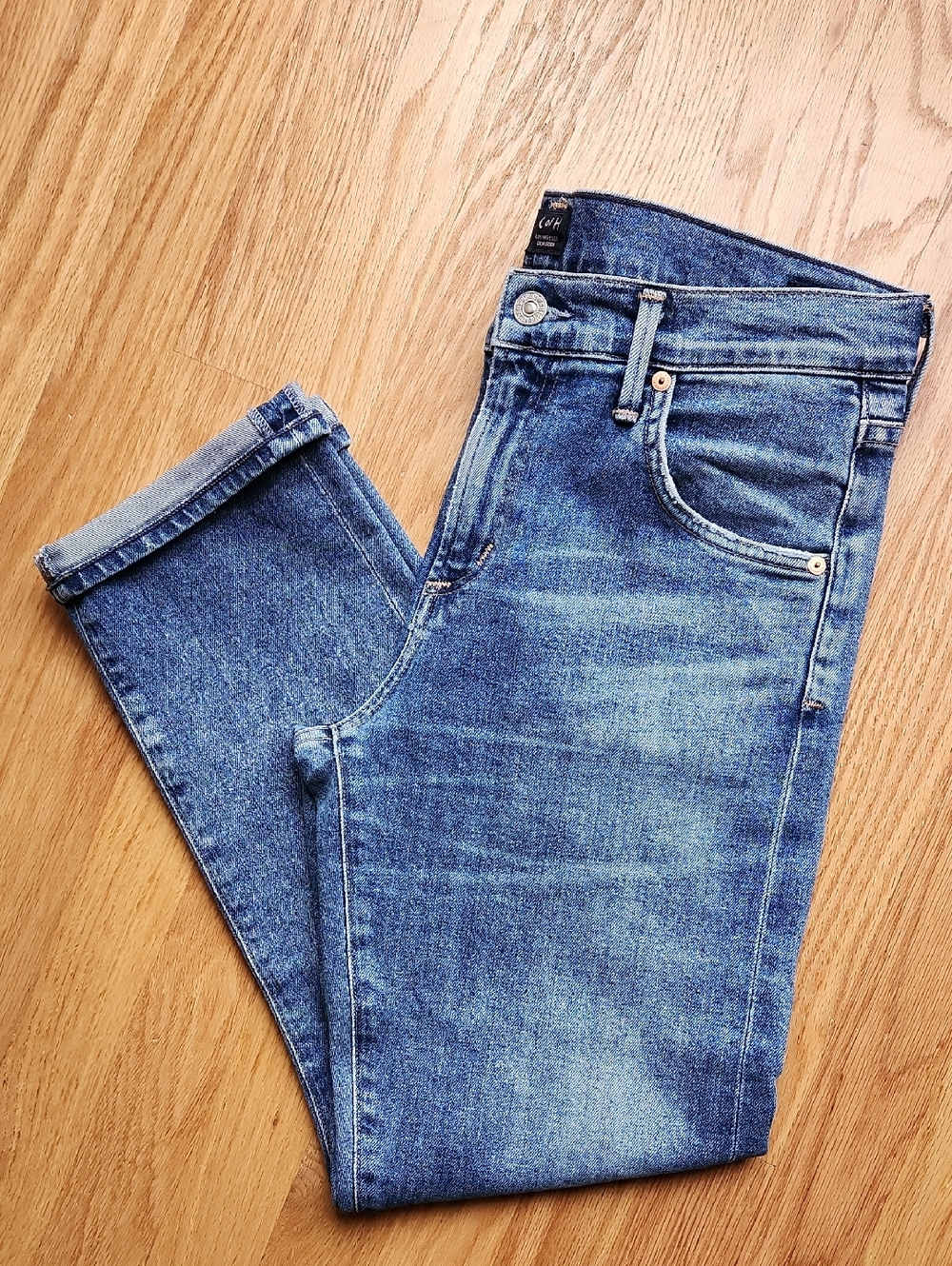 CITIZENS OF HUMANITY, Emerson Slim Boyfriend, Cropped, Size 27